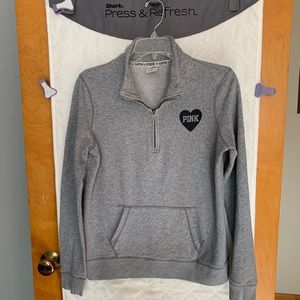 PINK Victoria’s Secret Sweatshirt with Zip Front